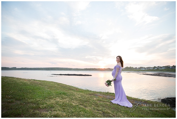 maine maternity photography at Kettle Cove