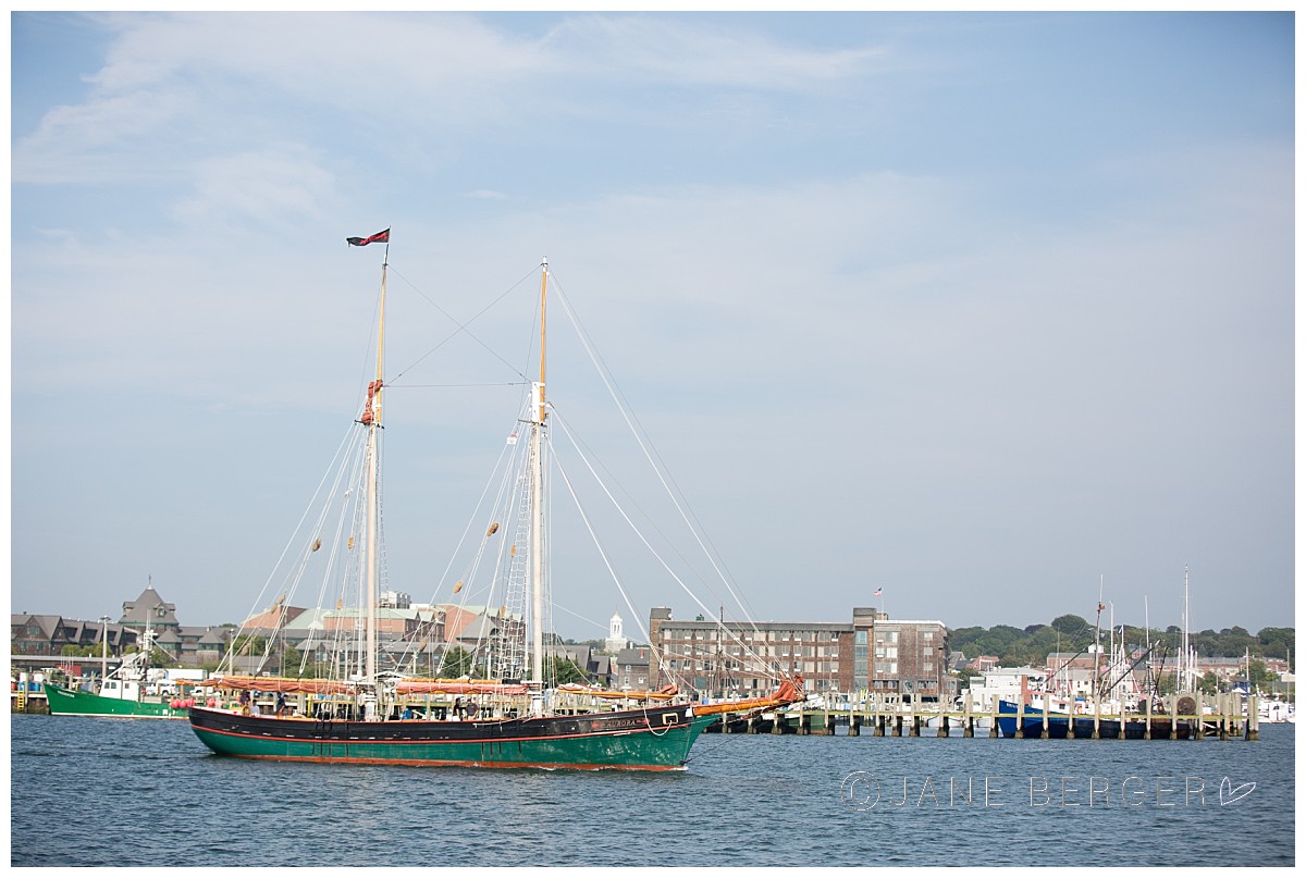 newport harbor sailing and celebration